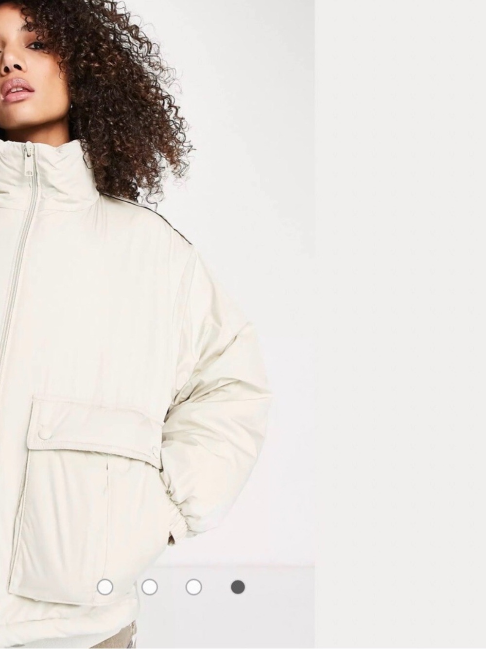 We the Free Oversized Puffer Duvet Bomber Women's Jacket XS